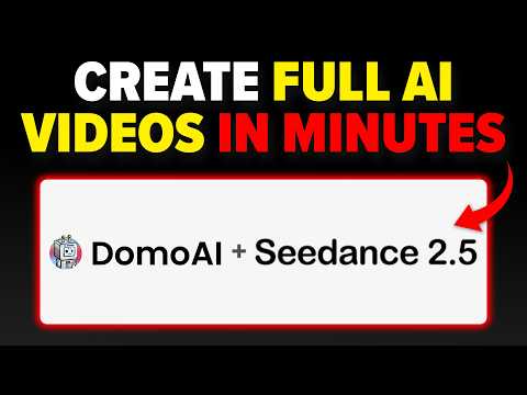 AI Video Just Went From Clips to FULL Videos (Seedance 2.5 + DomoAI)