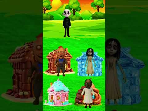 nosfaratu कों पोटी वाले घर मे भेज दिया#Short vedio#Granny horror#Cartoon hindi#Grandpa Granny