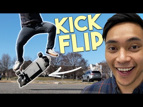 Electric Skateboard Tricks Are HARD...For Now