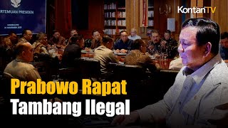 Prabowo Panggil Menhan hingga Kapolri ke Hambalang Bahas Tambang Ilegal