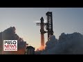 News Wrap: SpaceX’s Starship rocket test launch ends with explosions