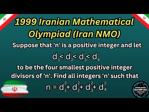 🛑794. 1999 Iranian Mathematical Olympiad Problem || Math Olympiad || BDMO