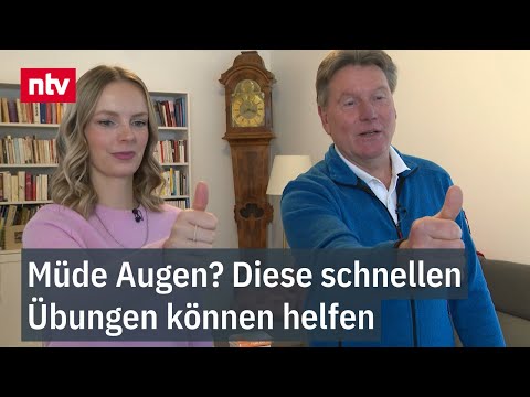 Müde Augen vom Bildschirm? Diese schnellen Übungen können helfen