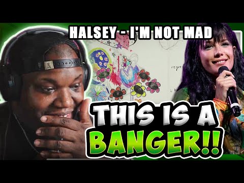 Vocalist Reacts - Halsey - I'm Not Mad (Lyric Video)