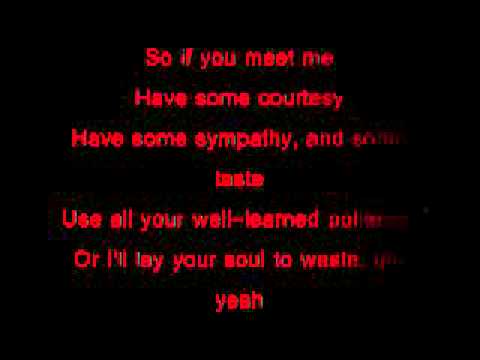 Rolling Stones- sympathy for the devil w/ lyrics - YouTube