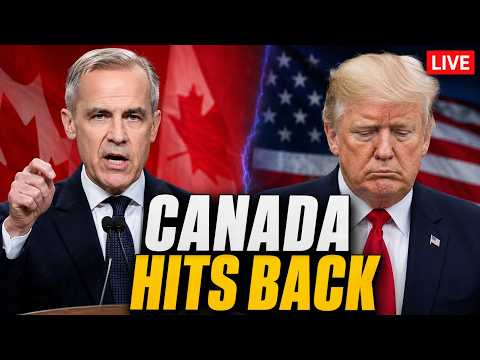 LIVE: Canada Announces Retaliatory Tariffs Against Trump’s US | Trade War Escalates