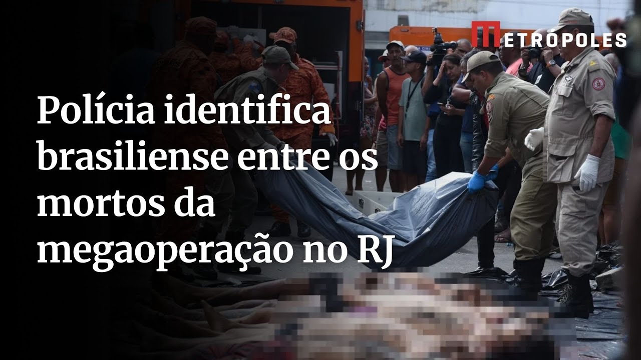 Brasiliense está entre os mortos em megaoperação do RJ PCDF investiga