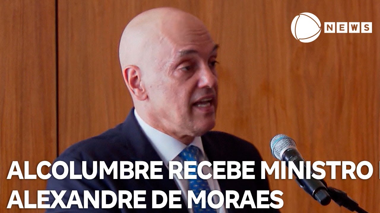 Moraes se reúne com Alcolumbre para discutir segurança TV Online Moraes se reúne com Alcolumbre para discutir segurança
