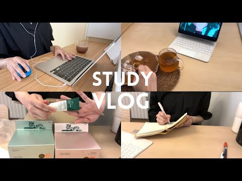 【VLOG】最近の勉強方法について｜暑い日は家にこもって過ごすVLOG｜バースプランを考える｜STUDY VLOG