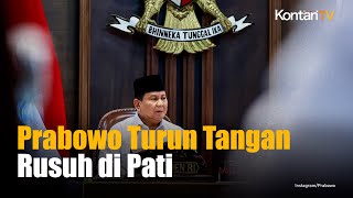 Warga Ingin Lengserkan Bupati Pati, Kader Partai Gerindra, Ini Respon Prabowo