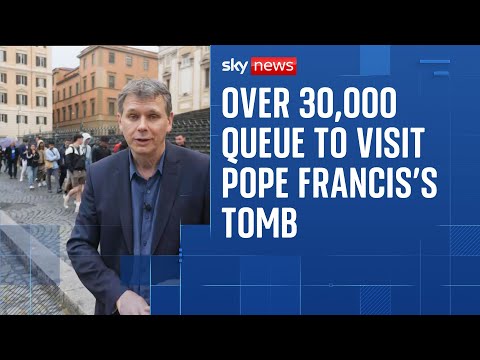 Pope Francis's final resting place opens to public in Rome