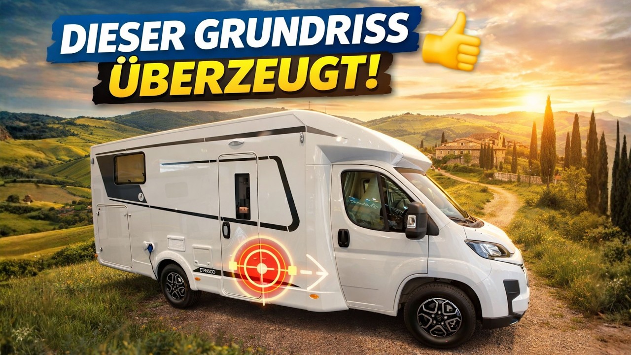 Neuartige Preiswerte Hymer Konzern WOHNMOBILE 2026 Neuheiten Etrusco T 6900 SB