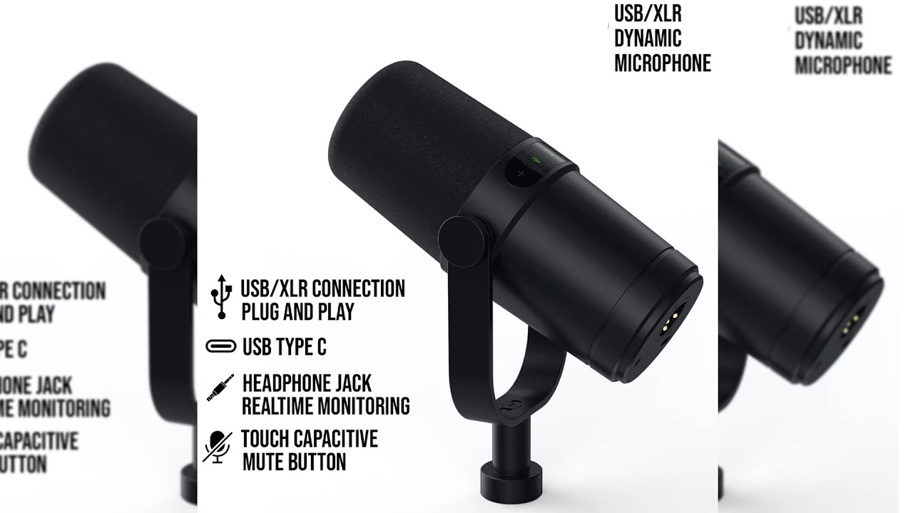 Pratinjau video produk Zimhome Mikrofon Kondenser USB XLR Mic Condenser Cardioid Touchscreen - ZTT30X