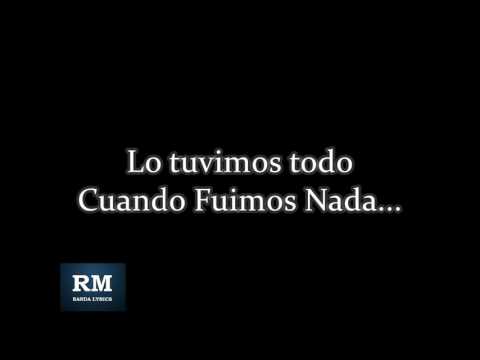 Letra Cuando Fuimos Nada Joss Favela