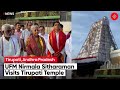 Nirmala Sitharaman visits Tirupati Temple
