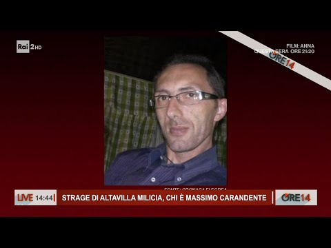 Strage di Altavilla Milicia, chi è Massimo Carandente - Ore 14 del  22/02/2024