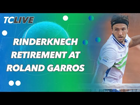 Arthur Rinderknech Retires With A Self Inflicted Injury | 2024 Roland Garros