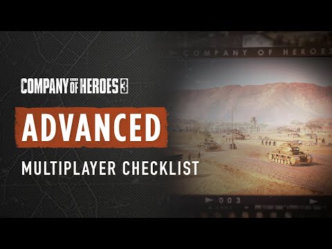 Master Multiplayer With This Checklist - CoH3 ADVANCED TUTORIAL