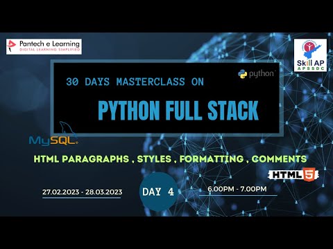 DAY 4 – HTML Paragraphs , Styles , Formatting , Comments