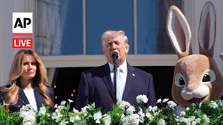 LIVE: Donald and Melania Trump host White House Easter egg roll 2026