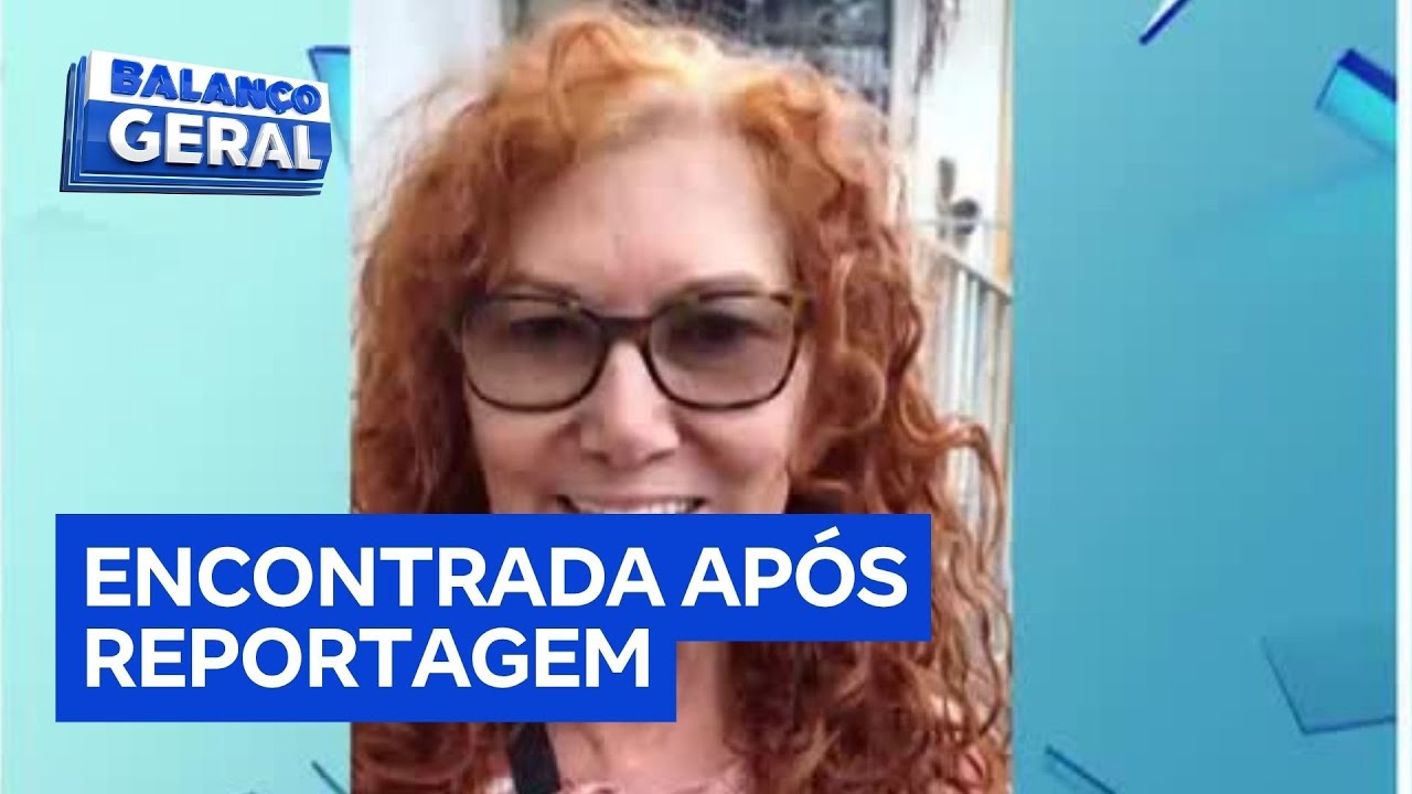 Idosa desaparecida na zona norte de São Paulo é encontrada após reportagem do Balanço Geral  TV Online Idosa desaparecida na zona norte de São Paulo é encontrada após reportagem do Balanço Geral