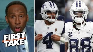 FIRST TAKE | “CeeDee Lamb just reminded Y’all how dangerous the Cowboys can be!” - Stephen A. Smith