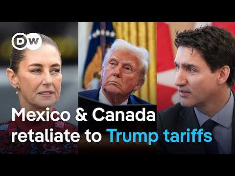 Canada imposes 25% tariffs on US imports in retaliation to Trump's tariff plan | DW News