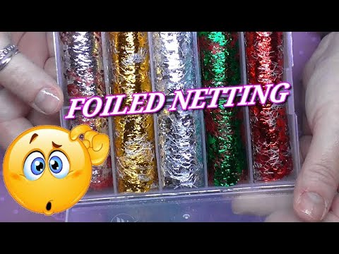 Testing Foiled Netting And Glitters By WowBao | ABSOLUTE NAILS