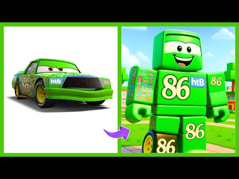 HOW CARS 3 MOVIE CHARACTERS LOOK AS ROBLOX!