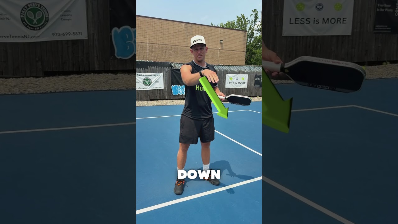 Professional Pickleball Players, Pat Smith, shares the KEYS to the backhand counter 🔑#shorts