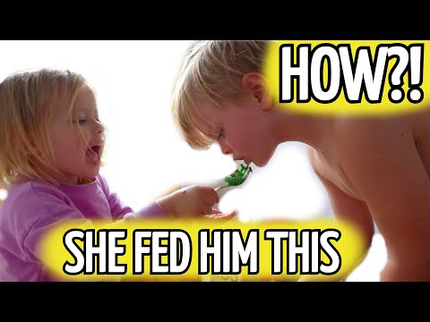 Sister Feeds Autistic Brother Vegetables *SHOCKED* | Aussie Autism Family