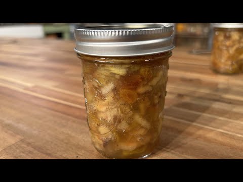 screenshot of youtube video titled Canning Apple Conserves | Making It Grow