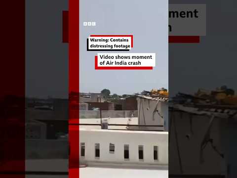 At least 200 killed as Air India plane to London crashes moments after take-off. #Ahmedabad #BBCNews