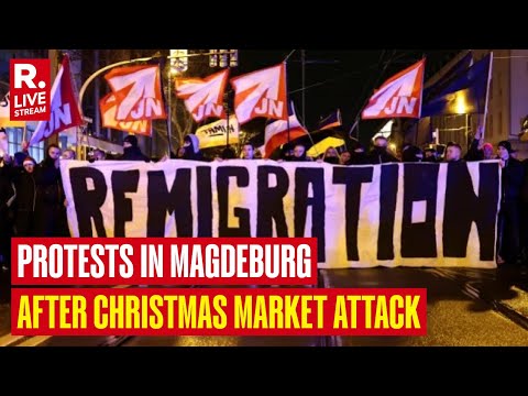 Protests Erupt in Magdeburg After 50 yr Old Saudi Attack At Christmas Market 