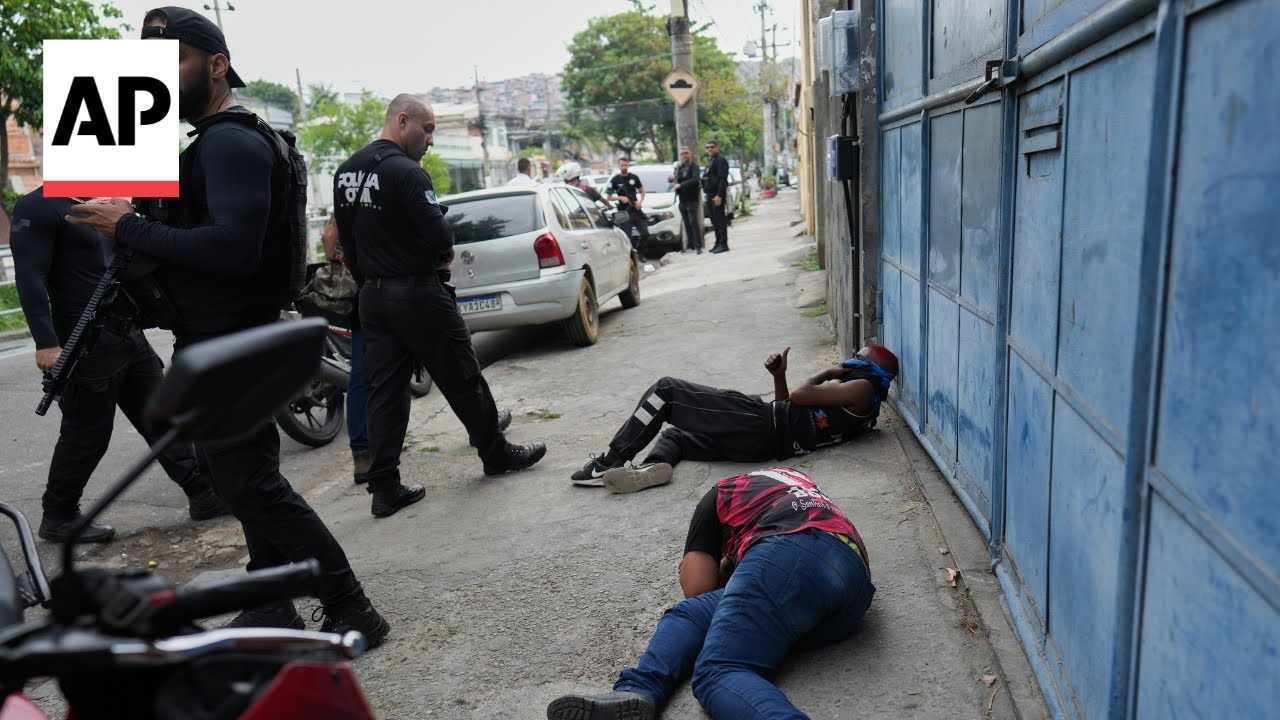 Raid on gang in Brazil leaves at least 60 dead and 81 under arrest