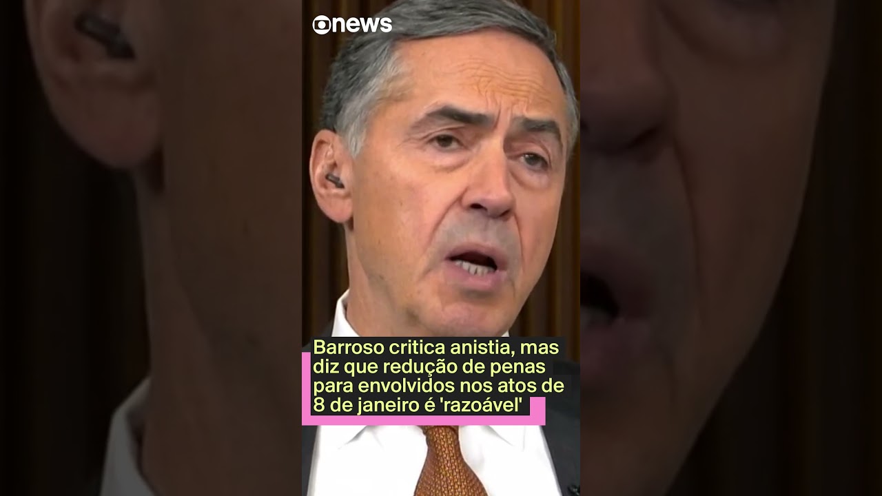 Barroso critica anistia mas diz que redução de penas para envolvidos no 8 de janeiro é razoável