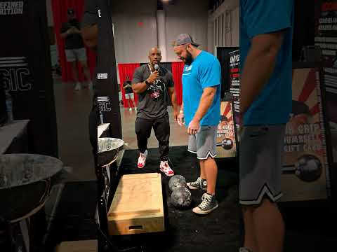 Brian Shaw 176lb Inch Dumbbell Challenge - Mr. Olympia 2025 - Brutal Grip Strength 💪
