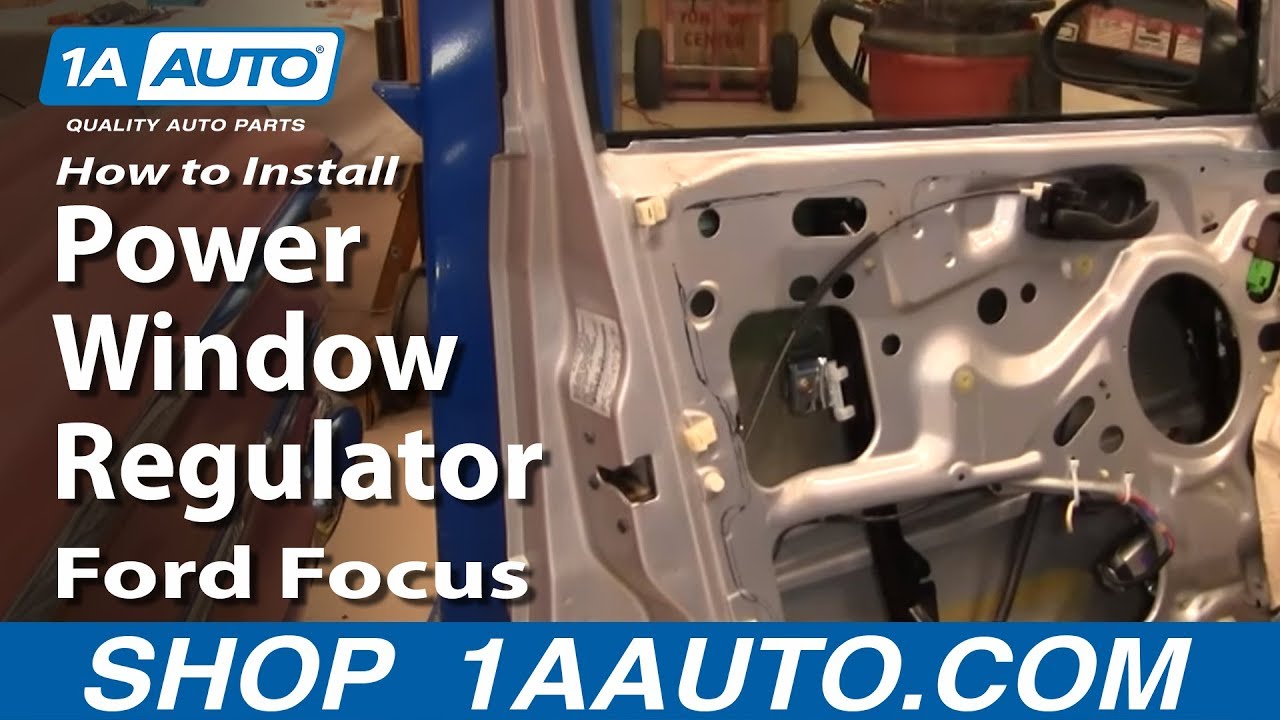 How to replace ford focus manual window regulator #3
