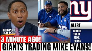 🚨URGENT! JUST HAPPENED! GIANTS TRADE PRO BOWL MIKE EVANS! CAN CELERATES! NEW YORK GIANTS NEWS!