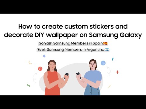 Samsung Members Stars: How to create custom stickers and decorate DIY wallpaper on Samsung Galaxy