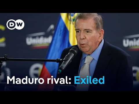 Edmundo Gonzalez lands in Spain. His 'life was in danger' says Venezuela opposition leader | DW News