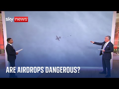 What are the issues with airdrops? | Israel-Hamas war