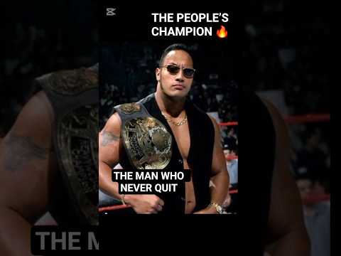 The Rock: Strength, Struggle, Success🔥💀 #therock #wwe #shorts