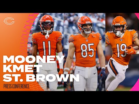 Darnell Mooney, Cole Kmet and Equanimeous St. Brown talk new additions | Chicago Bears video clip