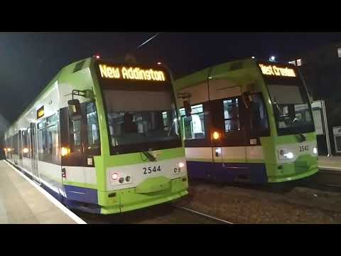 Evening Tramspotting around Croydon, London 13.09.2021