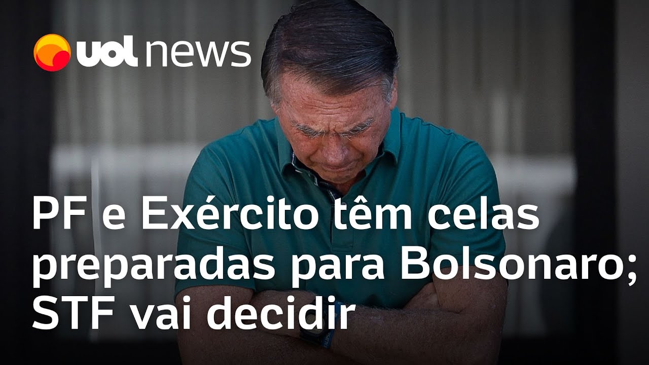 PF e Exército têm celas preparadas para Bolsonaro STF vai decidir