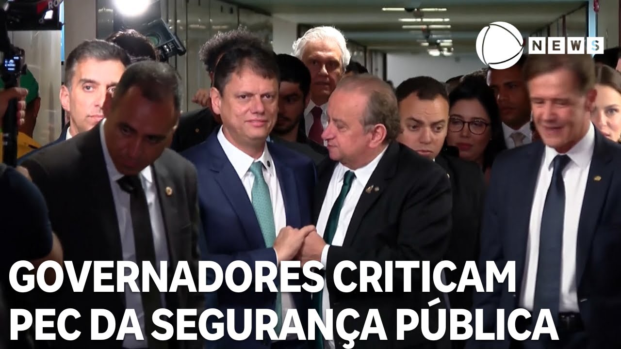 Governadores de SP e GO criticam PEC da Segurança Pública TV Online Governadores de SP e GO criticam PEC da Segurança Pública