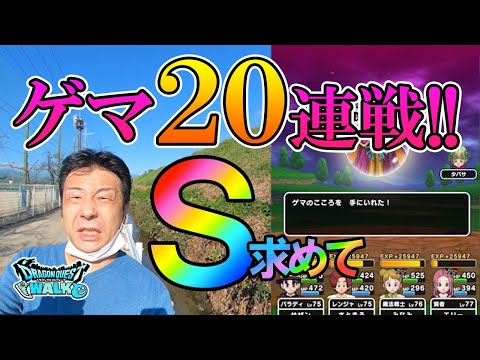 ドラクエウォーク260【メガモンゲマ20連戦ドロップ結果！期間限定なので早めにSをゲットしたい！】