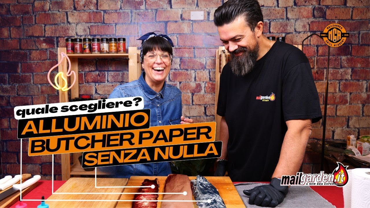 Nuova video ricetta: meglio butcher paper, alluminio o... niente?