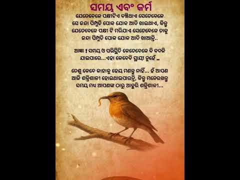 ସମୟ ଏବଂ କର୍ମ ।odia motivation shorts video #YouTube trending #shorts #viral qouta #